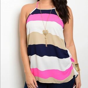Lily Color Block Top
